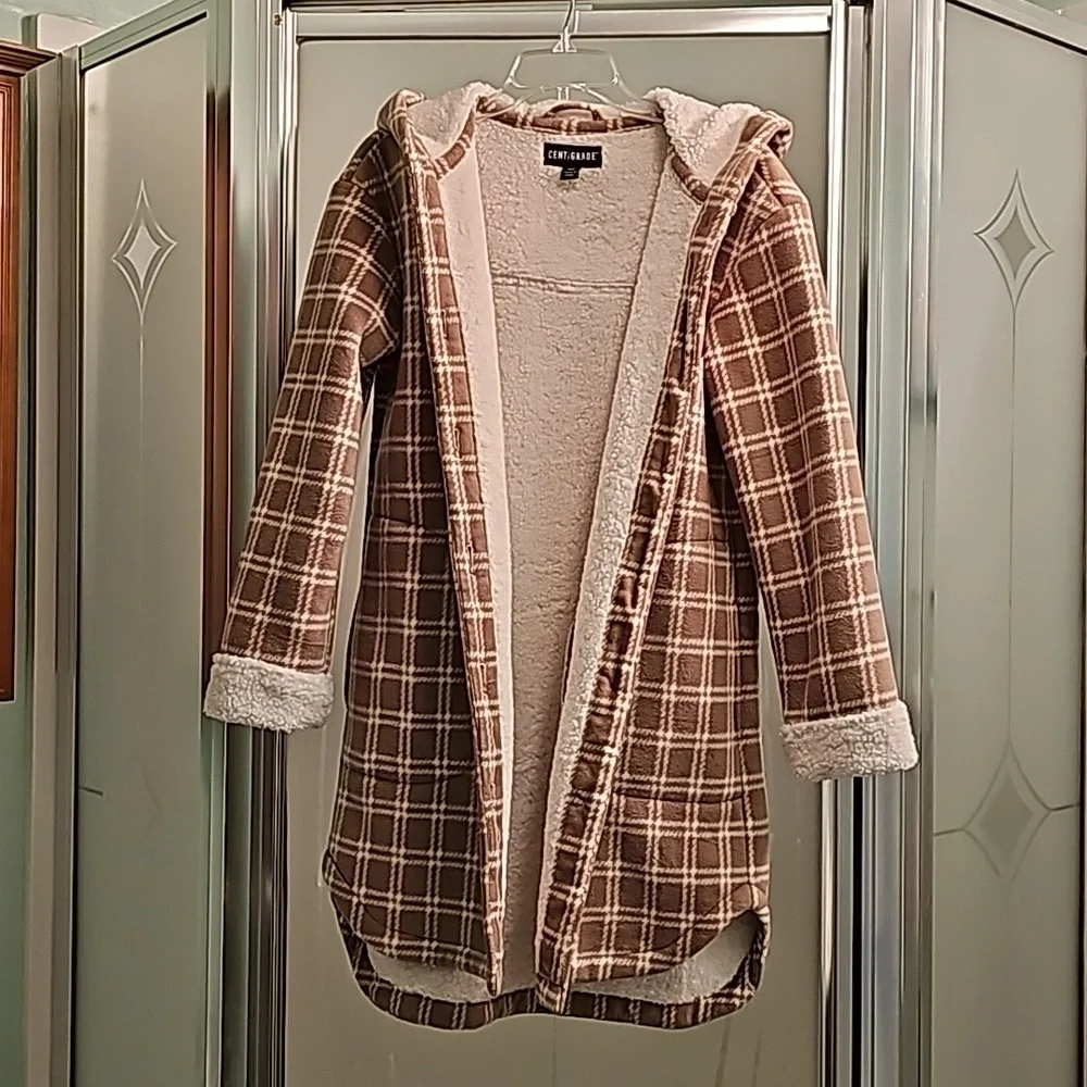 Centigrade Bonded Sherpa Lined Plaid Jacket. Brand new. Never worn. - Picture 7 of 13